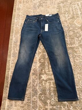 Calvin Klein Jeans Men’s Slim Mid Blue Washed Denim